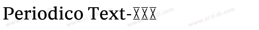 Periodico Text字体转换